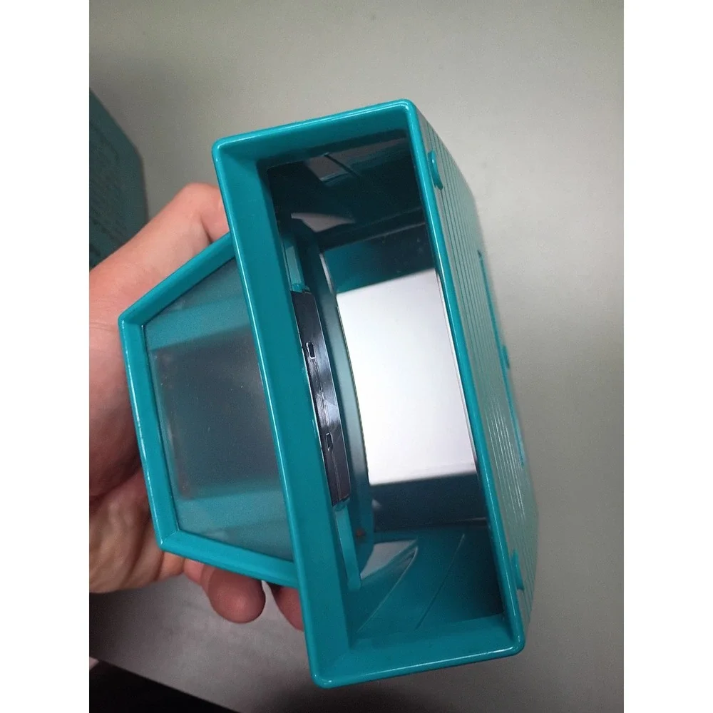 Vintage Realist Realorama 2001 Slide Viewer Turquoise 35mm Superslides with Box